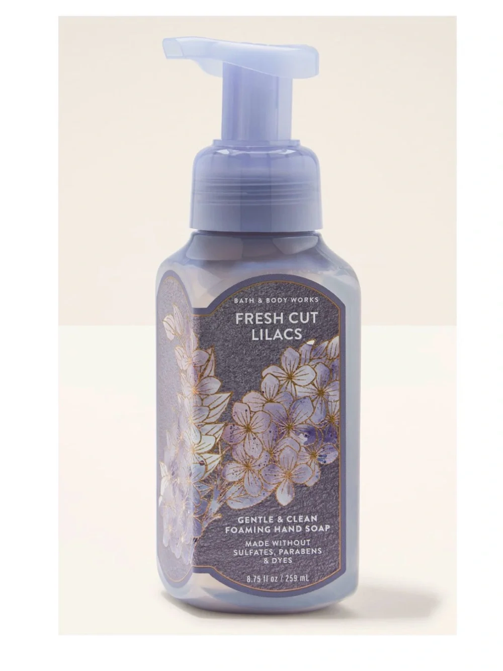 Bath & Body Works Fresh Cut Lilac Foaming Hand Soap Set of 3 Floral Scents New